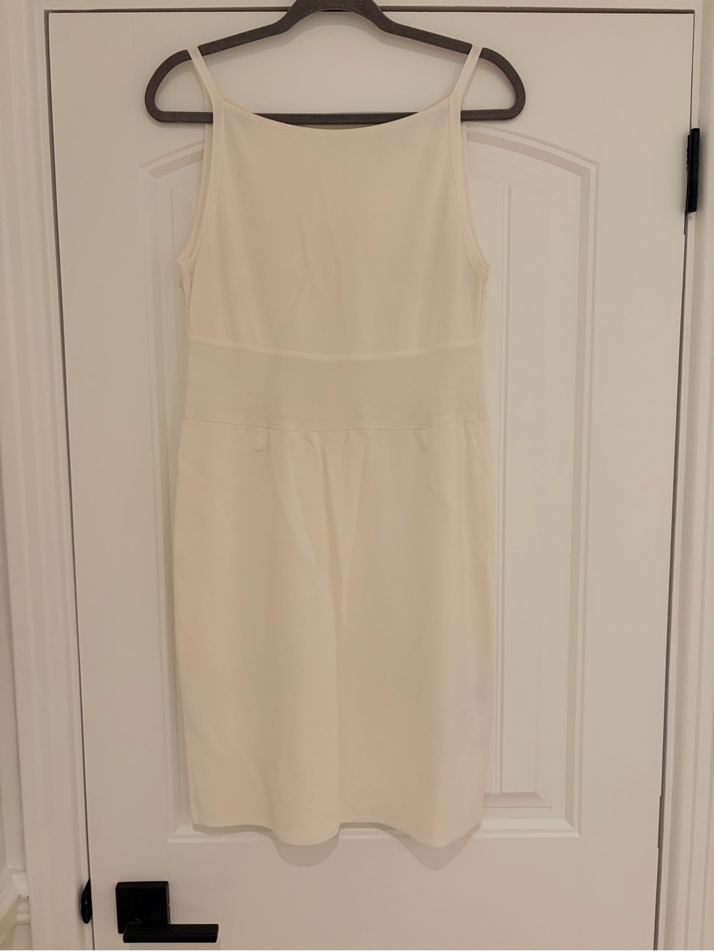 MaxMara Cream Midi Knit Slip Dress